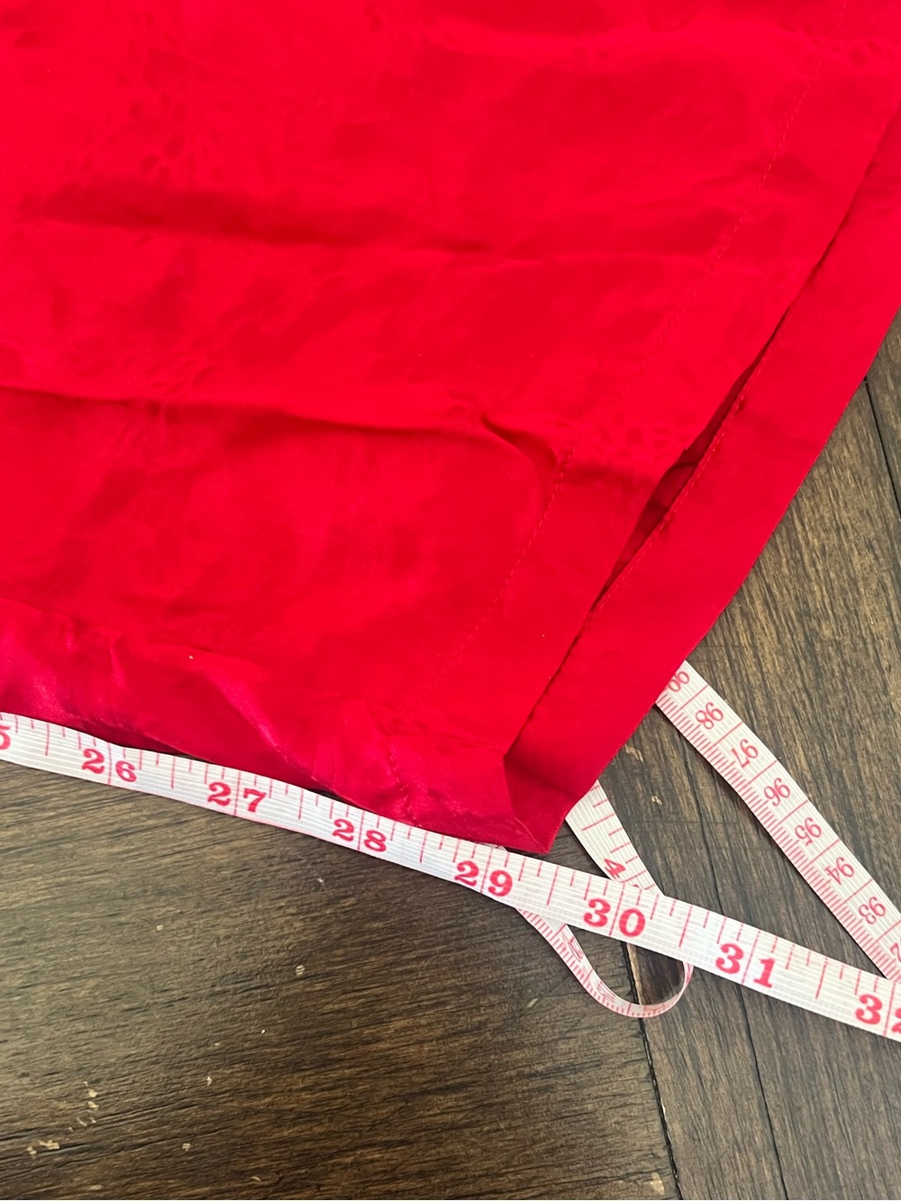 100% Silk Red Long Sleeve Pajama Set Size M by August Silk - Picture 7 of 12